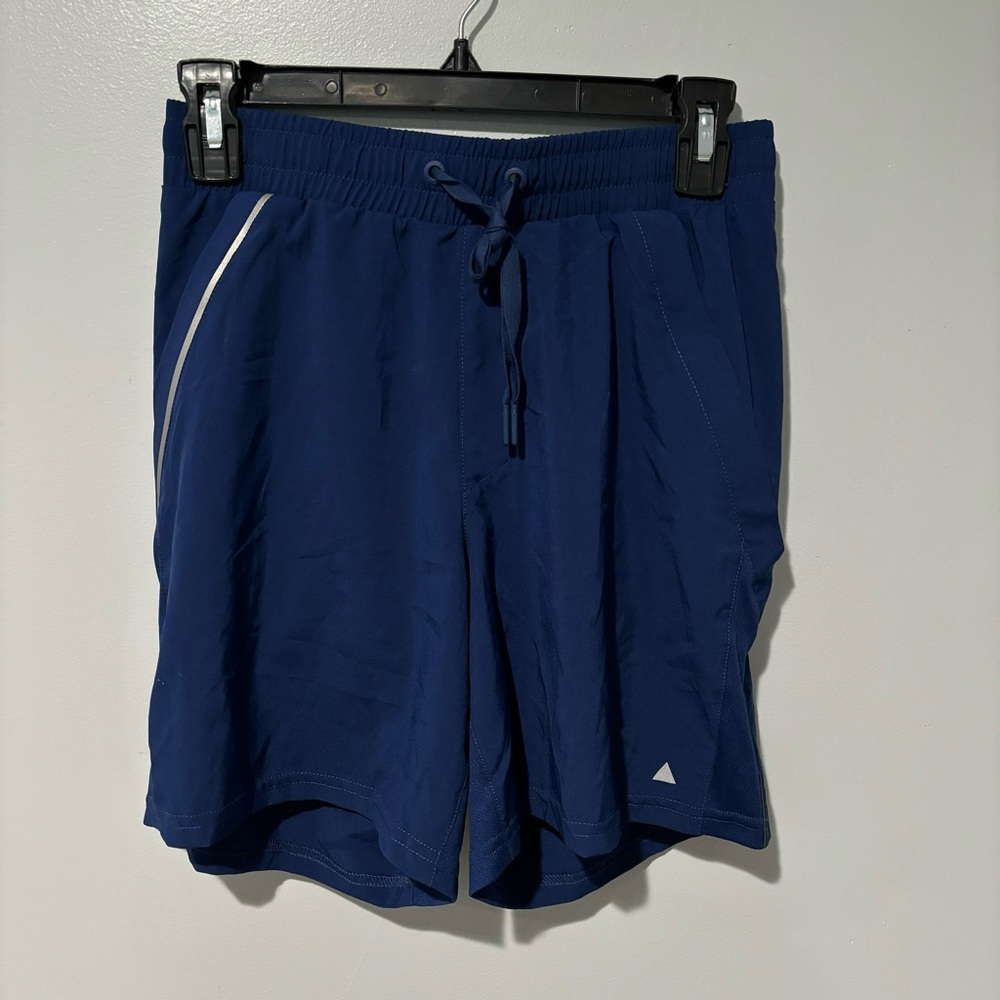 Balance Athletica Vitality Men’s Shorts Liner XS Navy Blue Reflective